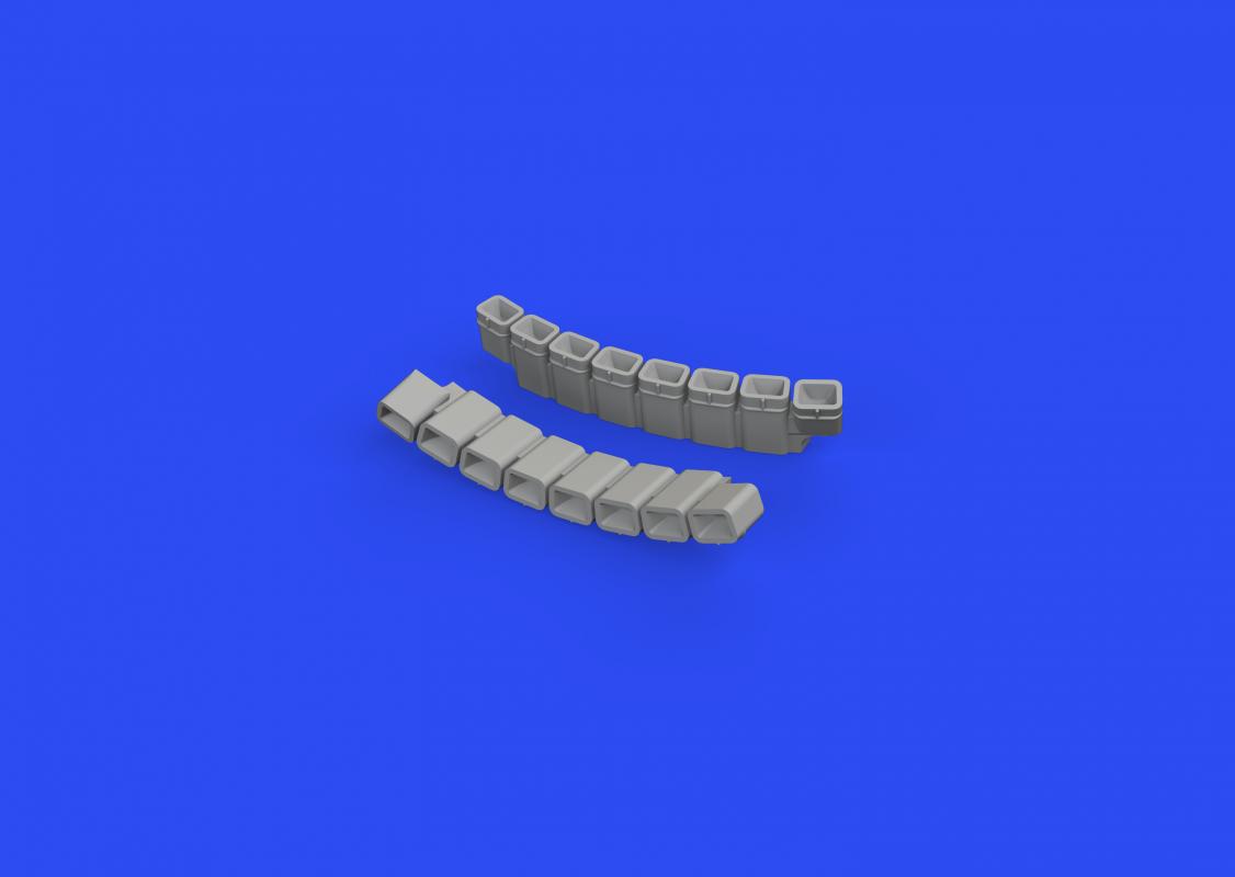 8591437561131 - 648654 - Tempest MkII exhaust stacks 1 48 for EDUARD SPECIAL HOBBY in 148