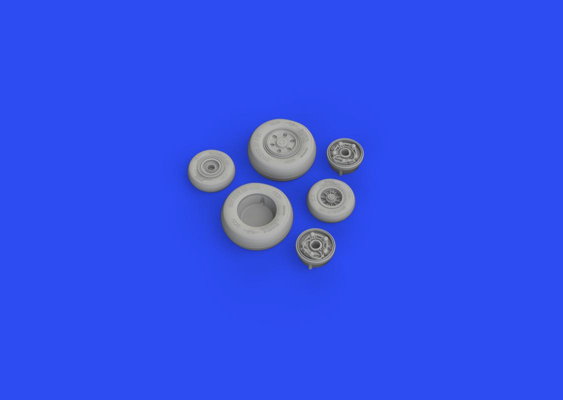 8591437564378 - F A-18E Super Hornet - Wheels [Meng Models]