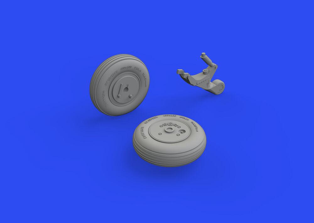 8591437573158 - 648799 - 148 A6M3 wheels for EDUARD 8591437573158 - 648799 - 148 A6M3 wheels for EDUARD