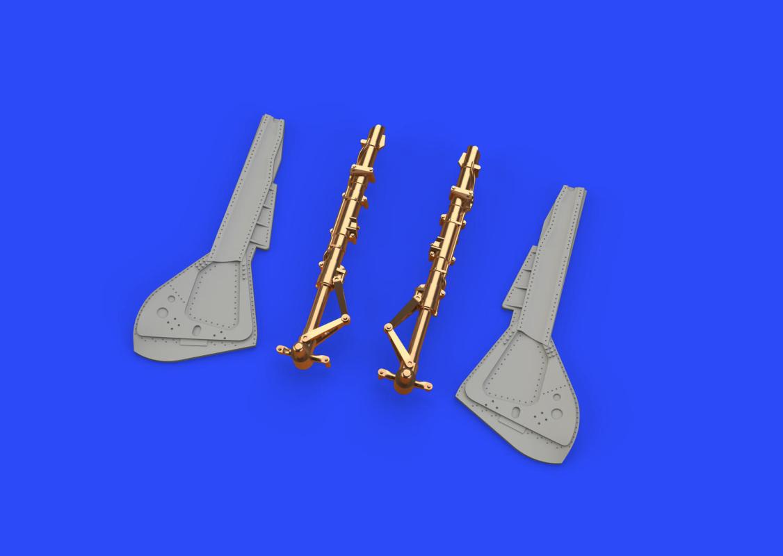 FW 190 günstig Kaufen-Focke Wulf Fw 190 A-7 - Undercarriage legs - Bronze [Eduard]. Focke Wulf Fw 190 A-7 - Undercarriage legs - Bronze [Eduard] <![CDATA[Eduard / 648942 / 1:48]]>. 