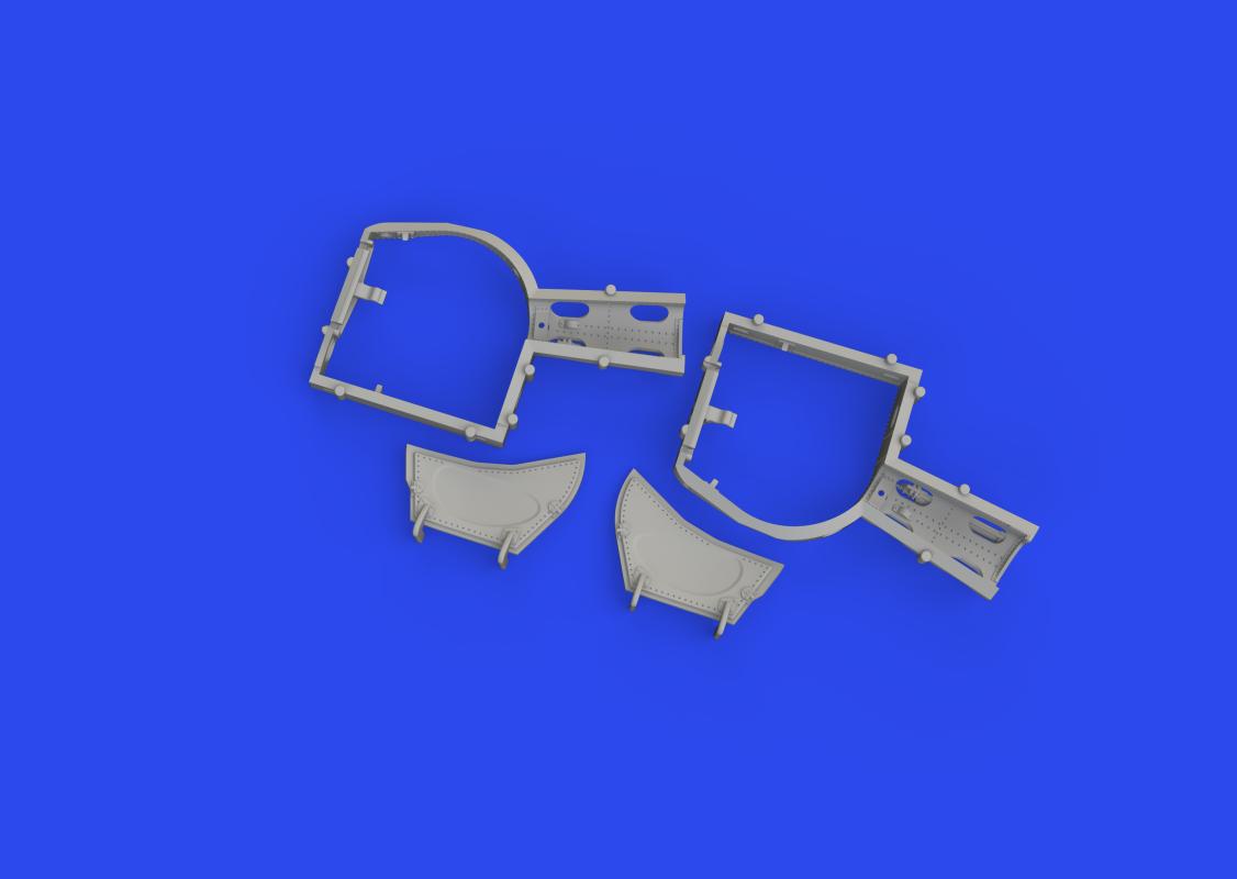 WH 10 günstig Kaufen-Messerschmitt Bf 109 K-4 - Wheel bays [Eduard]. Messerschmitt Bf 109 K-4 - Wheel bays [Eduard] <![CDATA[Eduard / 648954 / 1:48]]>. 