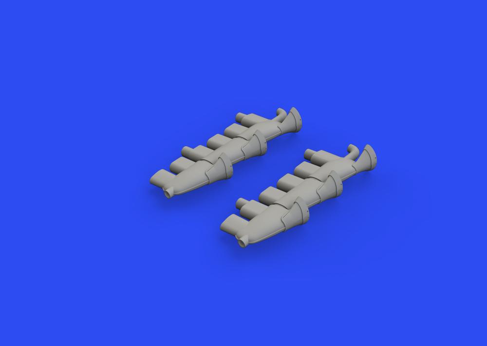 Mk VC günstig Kaufen-Spitfire Mk.Vc - Exhaust stacks [Airfix]. Spitfire Mk.Vc - Exhaust stacks [Airfix] <![CDATA[Eduard / 672250 / 1:72]]>. 