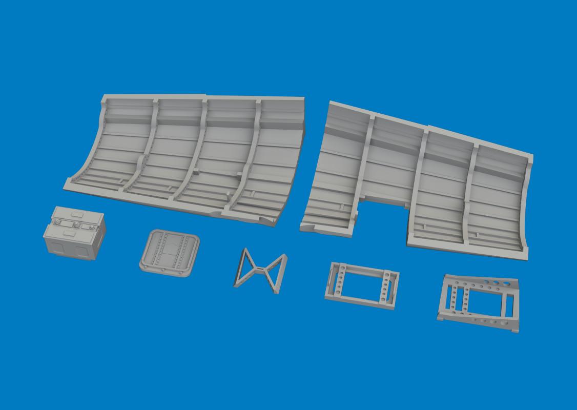 Spitfire Mk.V – Radio compartment – Print [Eduard]