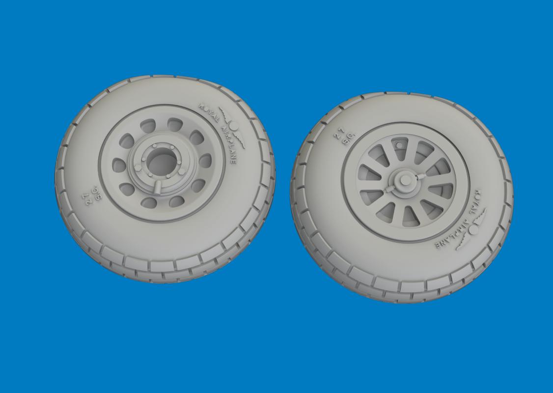 P-51D – Wheels block tread [Arma Hobby]