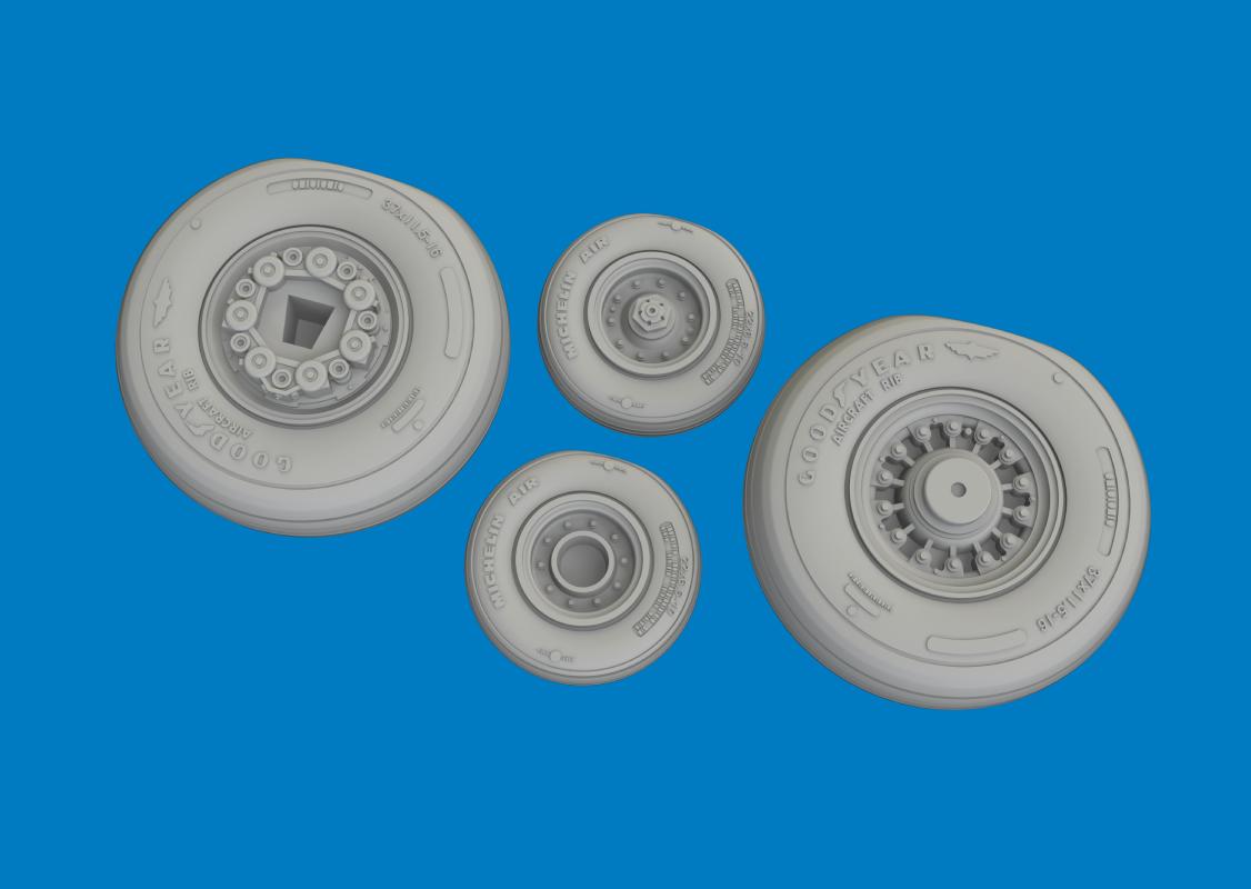 F-14D - Wheels [Tamiya]