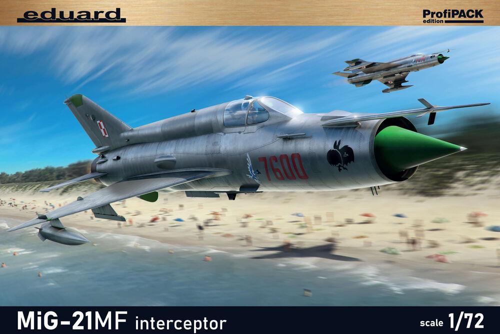 MiG 21 günstig Kaufen-MiG-21MF interceptor - Profipack Edition. MiG-21MF interceptor - Profipack Edition <![CDATA[Eduard / 70141 / 1:72]]>. 