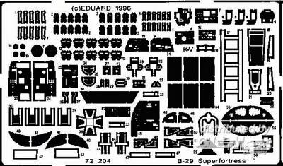 204 for günstig Kaufen-B-29 A Superfortress. B-29 A Superfortress <![CDATA[Eduard / 72204 / 1:72]]>. 