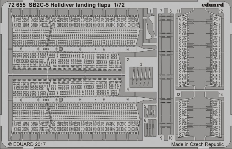 SB2C-5 Helldiver - Landing flaps [Special Hobby]