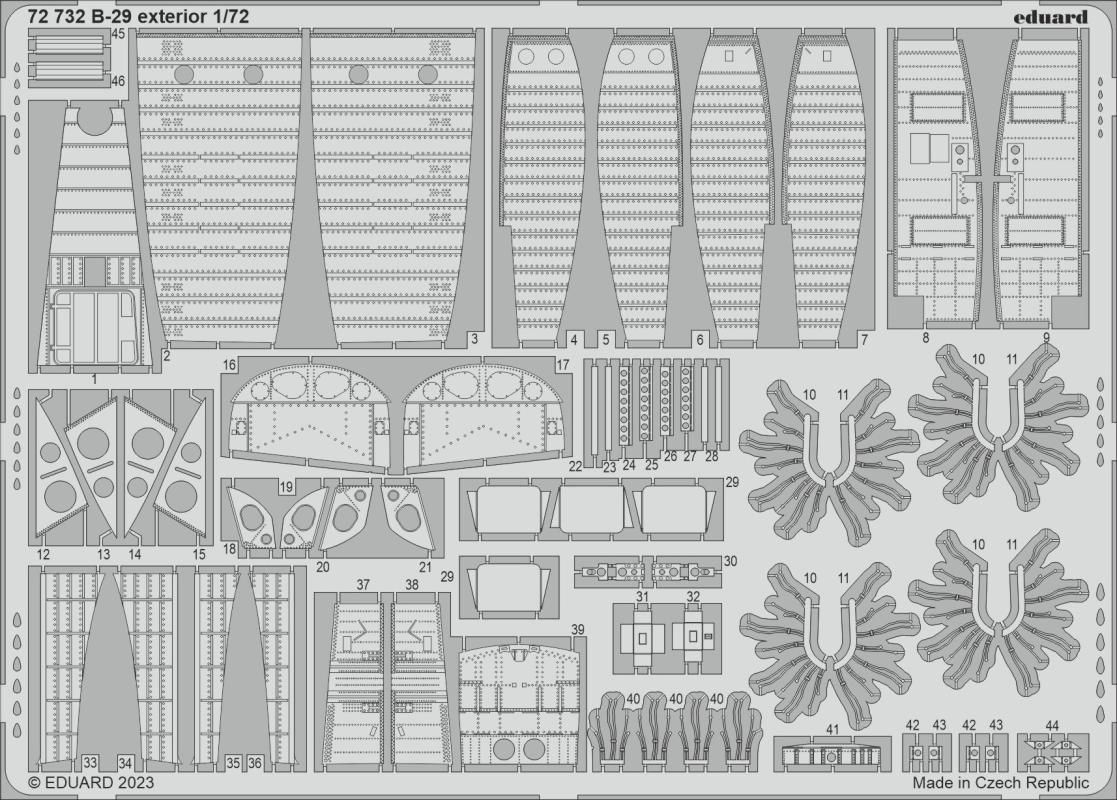 2000/6USGL günstig Kaufen-B-29 - Exterior [Hobby 2000]. B-29 - Exterior [Hobby 2000] <![CDATA[Eduard / 72732 / 1:72]]>. 