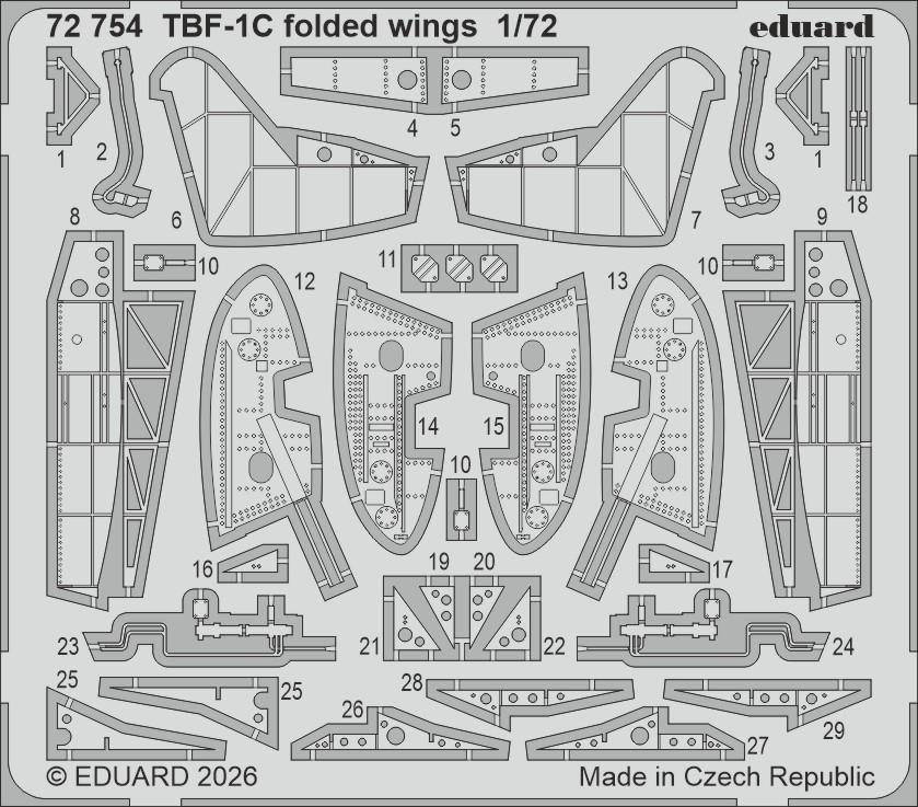 TBF-1C – Folded wings [HobbyBoss]