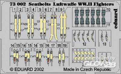 II 2 günstig Kaufen-Seatbelts Luftwaffe WW.II Fighters. Seatbelts Luftwaffe WW.II Fighters <![CDATA[Eduard / 73002 / 1:72]]>. 