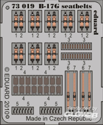 8591437730193 - B-17G - Seatbelts [Revell]