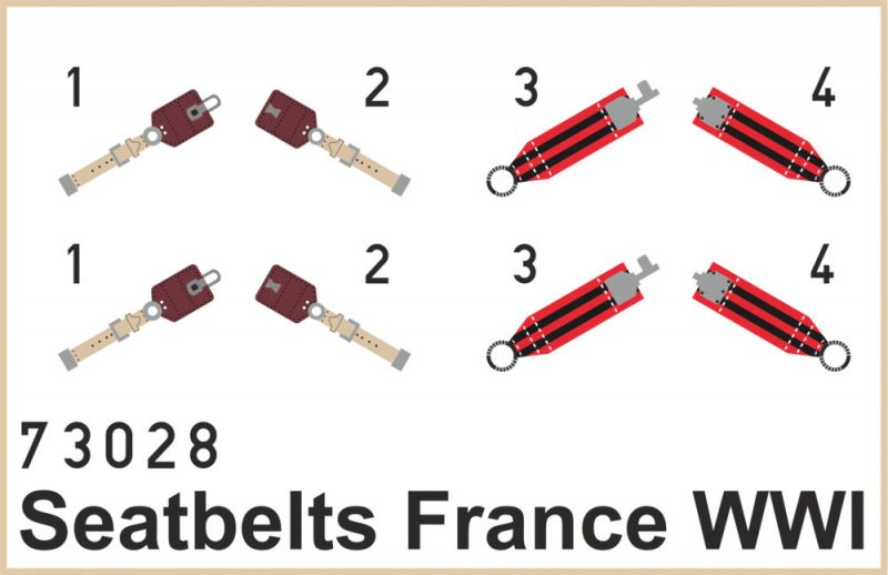 Seatbelts France WWI Super Fabric