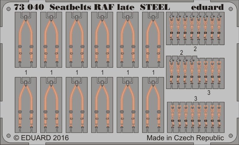 seat late günstig Kaufen-Seatbelts RAF late STEEL. Seatbelts RAF late STEEL <![CDATA[Eduard / 73040 / 1:72]]>. 