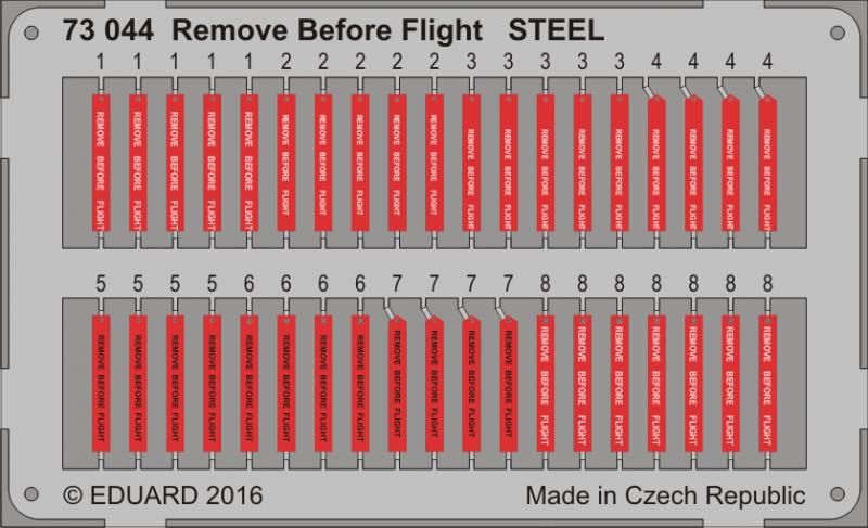 73 Light günstig Kaufen-Remove Before Flight STEEL. Remove Before Flight STEEL <![CDATA[Eduard / 73044 / 1:72]]>. 