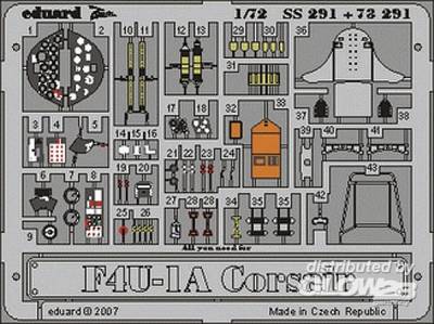 Tamiya  günstig Kaufen-F4U-1A Corsair [Tamiya]. F4U-1A Corsair [Tamiya] <![CDATA[Eduard / 73291 / 1:72]]>. 