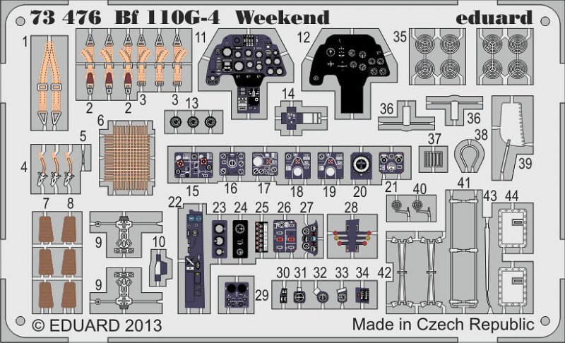 Bf 110G-4 - Weekend Edition [Eduard]