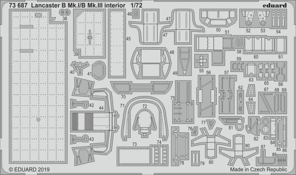 CD R günstig Kaufen-Lancaster B Mk.I/B Mk.III - Interior [Airfix]. Lancaster B Mk.I/B Mk.III - Interior [Airfix] <![CDATA[Eduard / 73687 / 1:72]]>. 