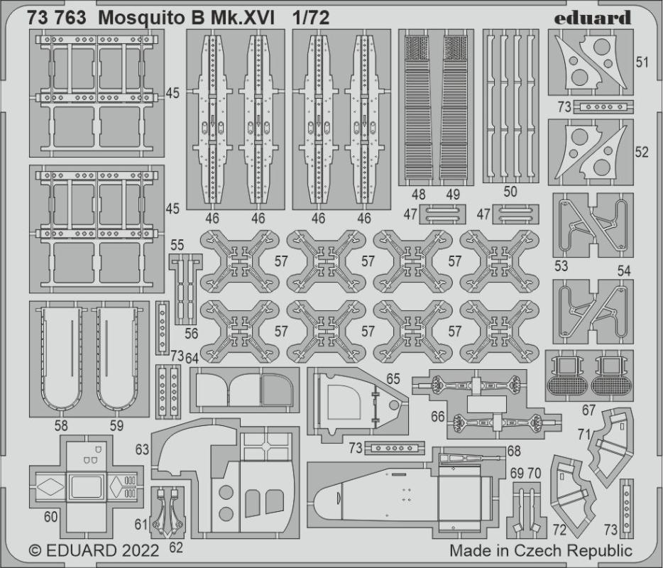 Sq 2 günstig Kaufen-Mosquito B Mk.XVI [Airfix]. Mosquito B Mk.XVI [Airfix] <![CDATA[Eduard / 73763 / 1:72]]>. 