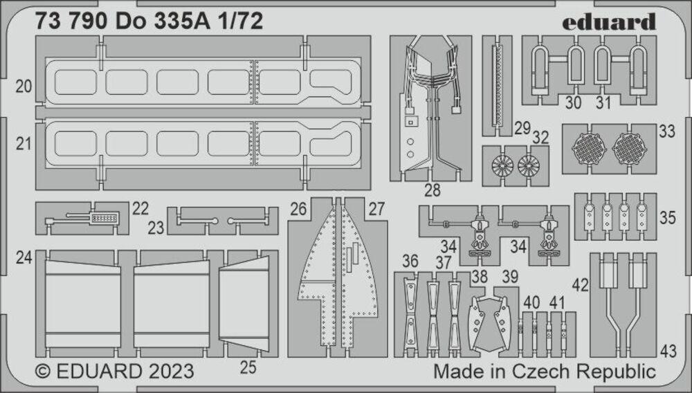 HOBBY günstig Kaufen-Dornier Do 335A [Hobby 2000]. Dornier Do 335A [Hobby 2000] <![CDATA[Eduard / 73790 / 1:72]]>. 