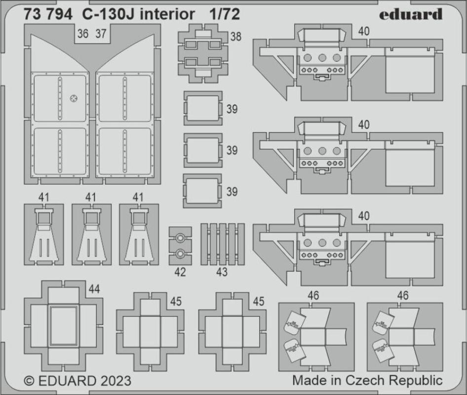 130J 30 günstig Kaufen-C-130J - Interior [Zvezda]. C-130J - Interior [Zvezda] <![CDATA[Eduard / 73794 / 1:72]]>. 