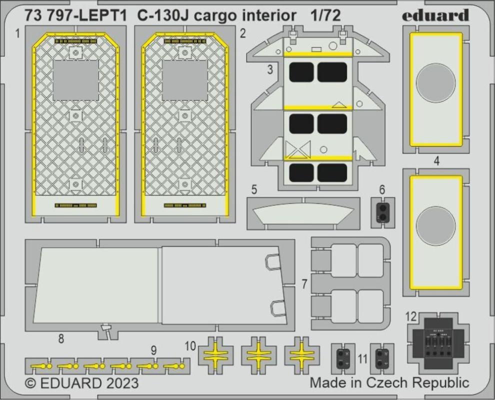 CD 9 günstig Kaufen-C-130J - Cargo interior [Zvezda]. C-130J - Cargo interior [Zvezda] <![CDATA[Eduard / 73797 / 1:72]]>. 