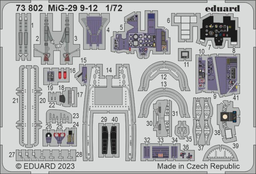 7380 1 günstig Kaufen-MiG-29 9-12 [GWH]. MiG-29 9-12 [GWH] <![CDATA[Eduard / 73802 / 1:72]]>. 