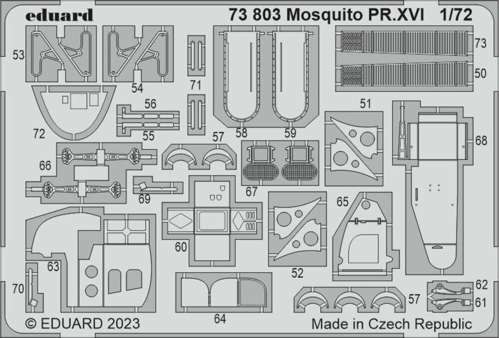 7380 1 günstig Kaufen-Mosquito PR.XVI [Airfix]. Mosquito PR.XVI [Airfix] <![CDATA[Eduard / 73803 / 1:72]]>. 
