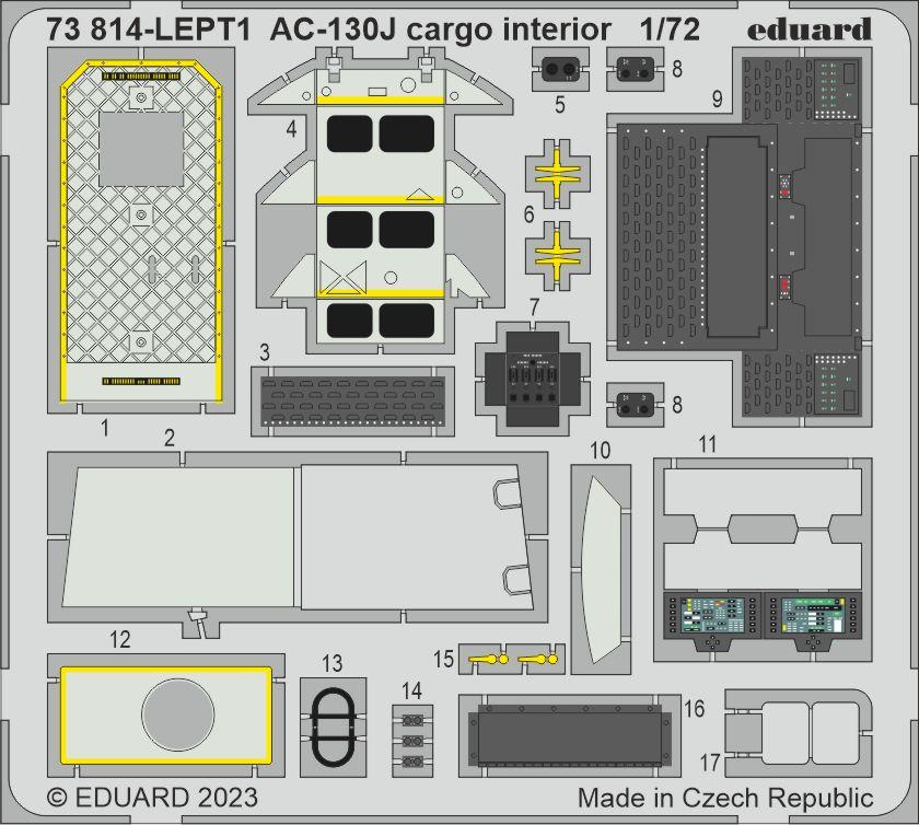 130J 30 günstig Kaufen-AC-130J - Cargo interior [Zvezda]. AC-130J - Cargo interior [Zvezda] <![CDATA[Eduard / 73814 / 1:72]]>. 