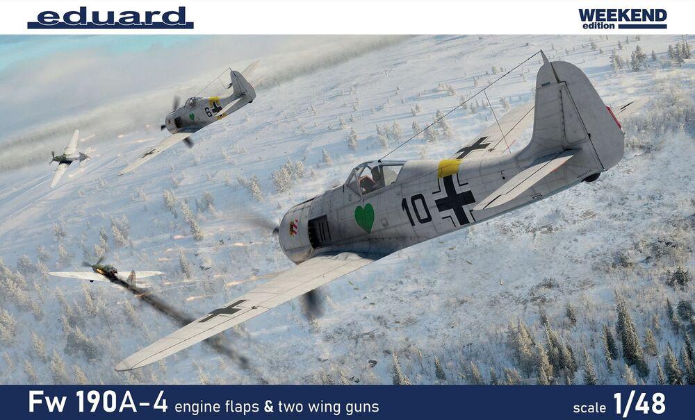 FW 190 günstig Kaufen-Focke Wulf Fw 190A-4 w/ engine flaps & 2-gun wings - Weekend edition. Focke Wulf Fw 190A-4 w/ engine flaps & 2-gun wings - Weekend edition <![CDATA[Eduard / 84117 / 1:48]]>. 