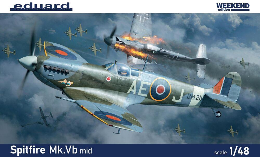 Spitfire F günstig Kaufen-Spitfire Mk.Vb mid - Weekend edition. Spitfire Mk.Vb mid - Weekend edition <![CDATA[Eduard / 84186 / 1:48]]>. 