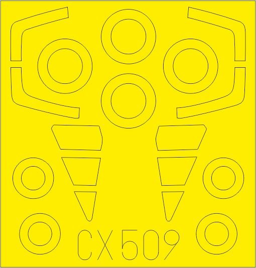 8591437527571 - CX509 - F-106A for Trumpeter in 172 8591437527571 - CX509 - F-106A for Trumpeter in 172