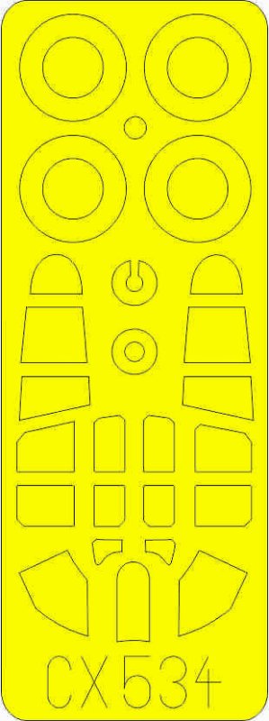 8591437534722 - CX534 - P-40K for Special Hobby in 172 8591437534722 - CX534 - P-40K for Special Hobby in 172