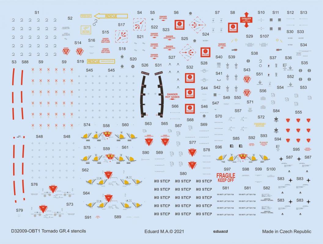 32 or  günstig Kaufen-Tornado GR.4 - Stencils [Italeri]. Tornado GR.4 - Stencils [Italeri] <![CDATA[Eduard / D32009 / 1:32]]>. 