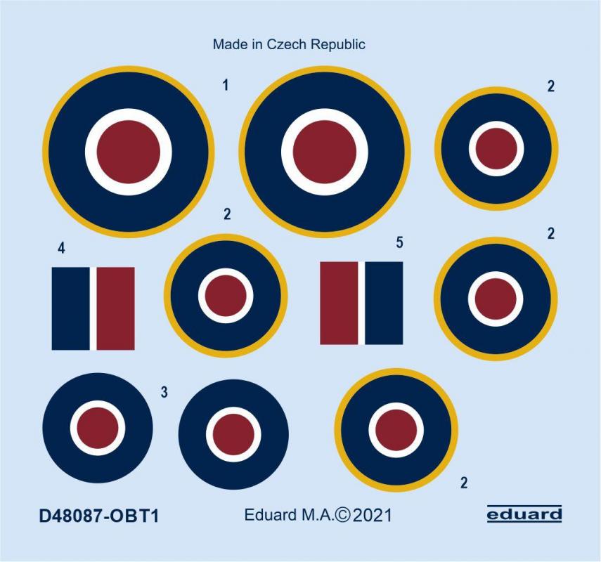 Tempest günstig Kaufen-Tempest Mk.II - Roundels [Eduard/Special Hobby]. Tempest Mk.II - Roundels [Eduard/Special Hobby] <![CDATA[Eduard / D48087 / 1:48]]>. 