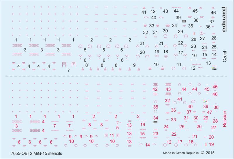MIG 15bis günstig Kaufen-MiG-15/ MiG-15bis - Stencils [Eduard]. MiG-15/ MiG-15bis - Stencils [Eduard] <![CDATA[Eduard / D72007 / 1:72]]>. 