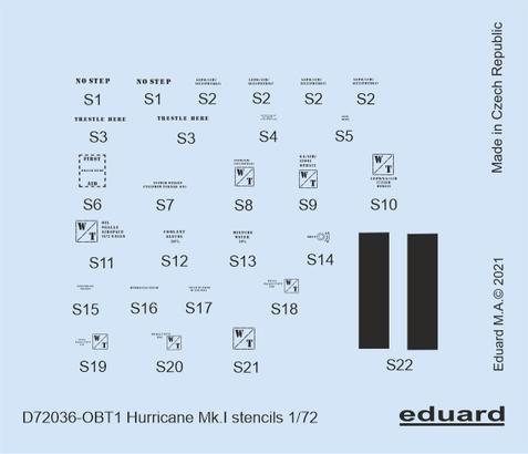 Hurricane MK günstig Kaufen-Hurricane Mk.I - Stencils [Arma Hobby]. Hurricane Mk.I - Stencils [Arma Hobby] <![CDATA[Eduard / D72036 / 1:72]]>. 