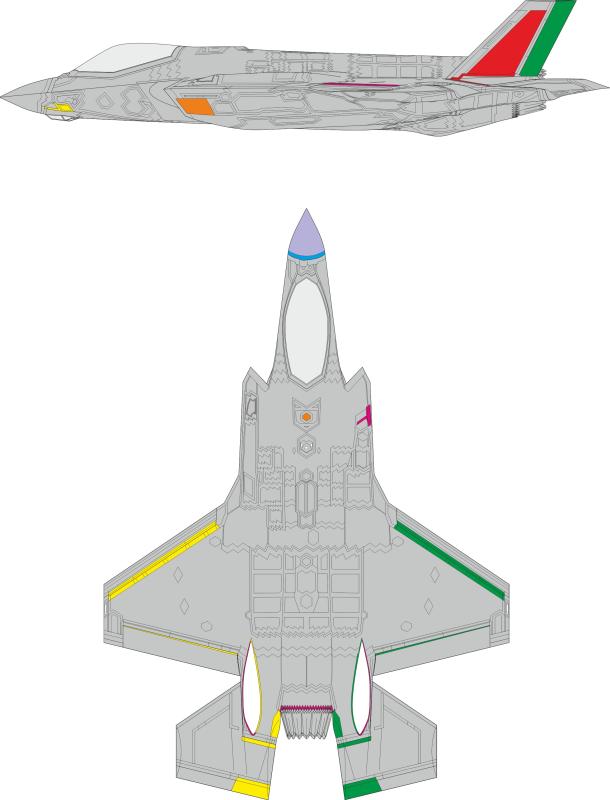 F-35A – RAM coating late [Italeri]