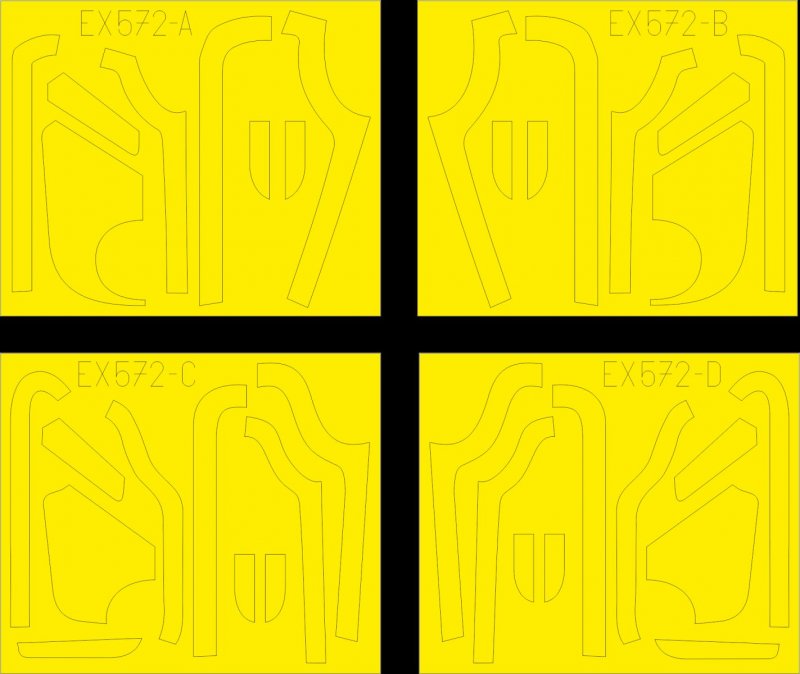 8591437524853 - Boeing B-17G - Antiglare panels (VE produktion) [Revell]