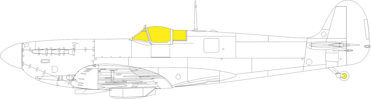 8591437571734 - EX897 - 148 Spitfire MkXII for AIRFIX 8591437571734 - EX897 - 148 Spitfire MkXII for AIRFIX