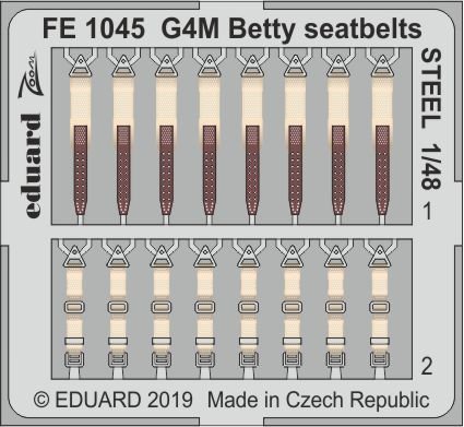 Betty günstig Kaufen-G4M Betty - Seatbelts STEEL [Tamiya]. G4M Betty - Seatbelts STEEL [Tamiya] <![CDATA[Eduard / FE1045 / 1:48]]>. 