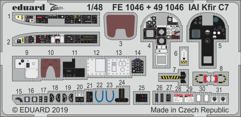 21/KFIR günstig Kaufen-IAI Kfir C7 [AMK]. IAI Kfir C7 [AMK] <![CDATA[Eduard / FE1046 / 1:48]]>. 