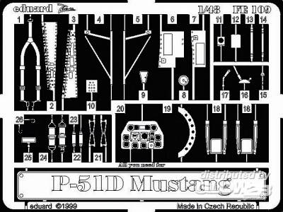 51 D günstig Kaufen-P-51 D Mustang. P-51 D Mustang <![CDATA[Eduard / FE109 / 1:48]]>. 