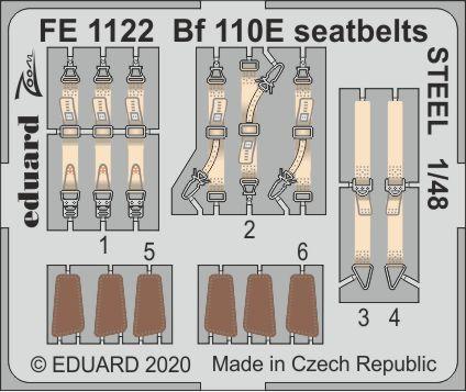 Messerschmitt Bf 110E - Seatbelts STEEL [Dragon]