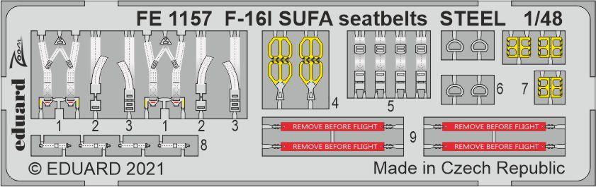 Su 7 günstig Kaufen-F-16I SUFA - Seatbelts STEEL [Kinetic]. F-16I SUFA - Seatbelts STEEL [Kinetic] <![CDATA[Eduard / FE1157 / 1:48]]>. 