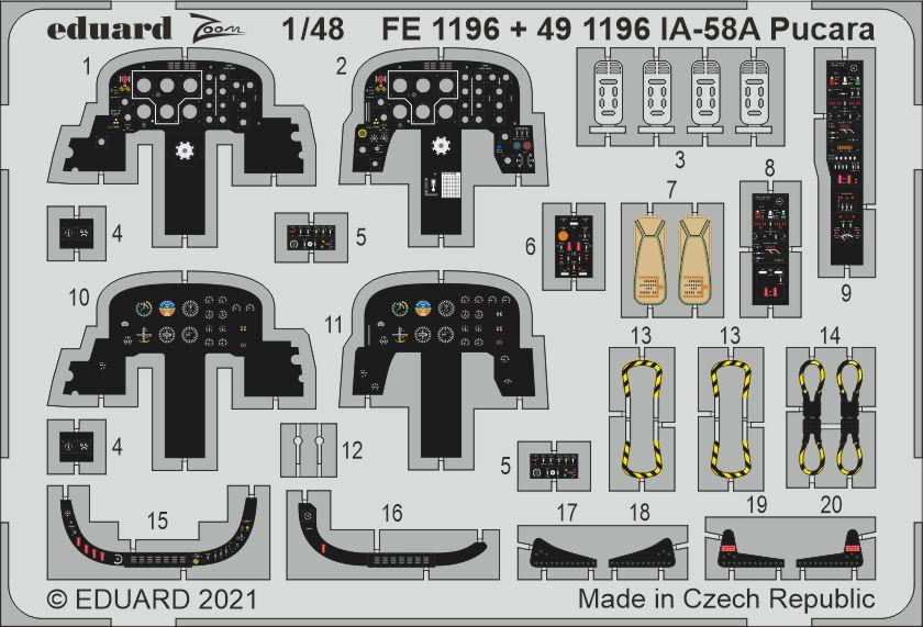 8591437560011 - FE1196 - IA-58A Pucara 1 48 for KINETIC in 148 8591437560011 - FE1196 - IA-58A Pucara 1 48 for KINETIC in 148
