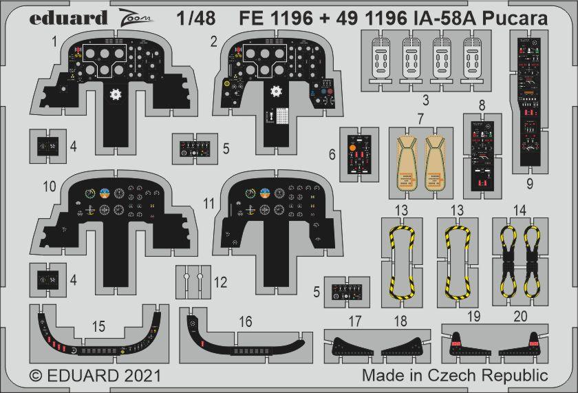 Pucara günstig Kaufen-IA-58A Pucara [Kinetic Models]. IA-58A Pucara [Kinetic Models] <![CDATA[Eduard / FE1196 / 1:48]]>. 