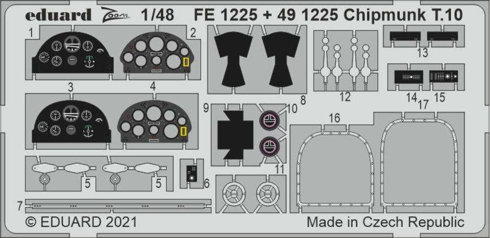 22 Land günstig Kaufen-de Havilland Chipmunk T.10 [Airfix]. de Havilland Chipmunk T.10 [Airfix] <![CDATA[Eduard / FE1225 / 1:48]]>. 