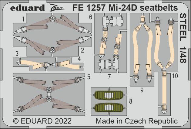 Mi 24D günstig Kaufen-Mi-24D - Seatbelts STEEL [Trumpeter]. Mi-24D - Seatbelts STEEL [Trumpeter] <![CDATA[Eduard / FE1257 / 1:48]]>. 