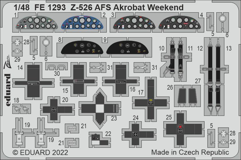 48 52 günstig Kaufen-Z-526 AFS Akrobat Weekend [Eduard]. Z-526 AFS Akrobat Weekend [Eduard] <![CDATA[Eduard / FE1293 / 1:48]]>. 